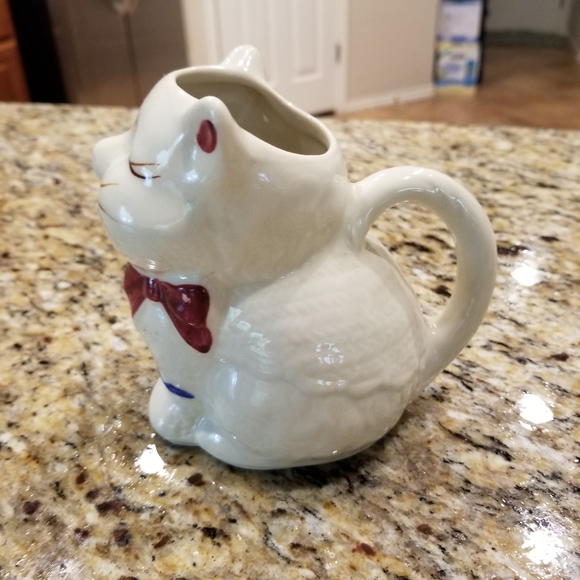 🍁Host Pick🍁VTG 50's Shawnee Puss N Boots Cat Cookie Jar  Pitcher Salt & Pepper - Picture 9 of 16